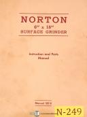 Norton-Norton 8 Speed Tool Room and Industrial Shapers, Parts Manual 1966-8 Speed-06